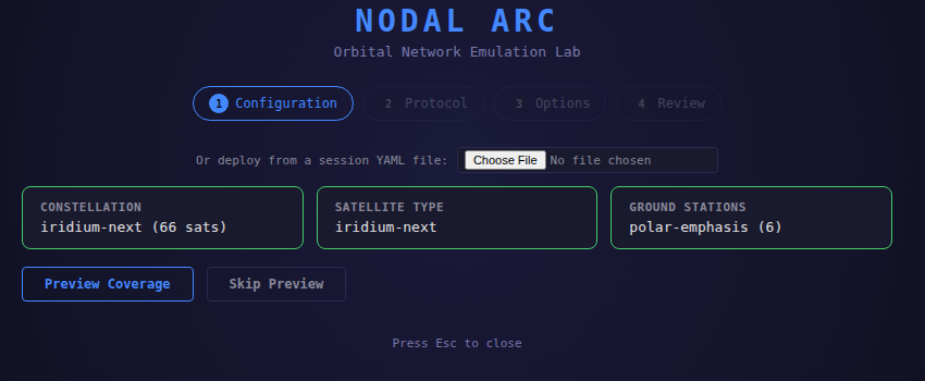 The wizard with all selections made, the Preview button ready to run the feasibility math.